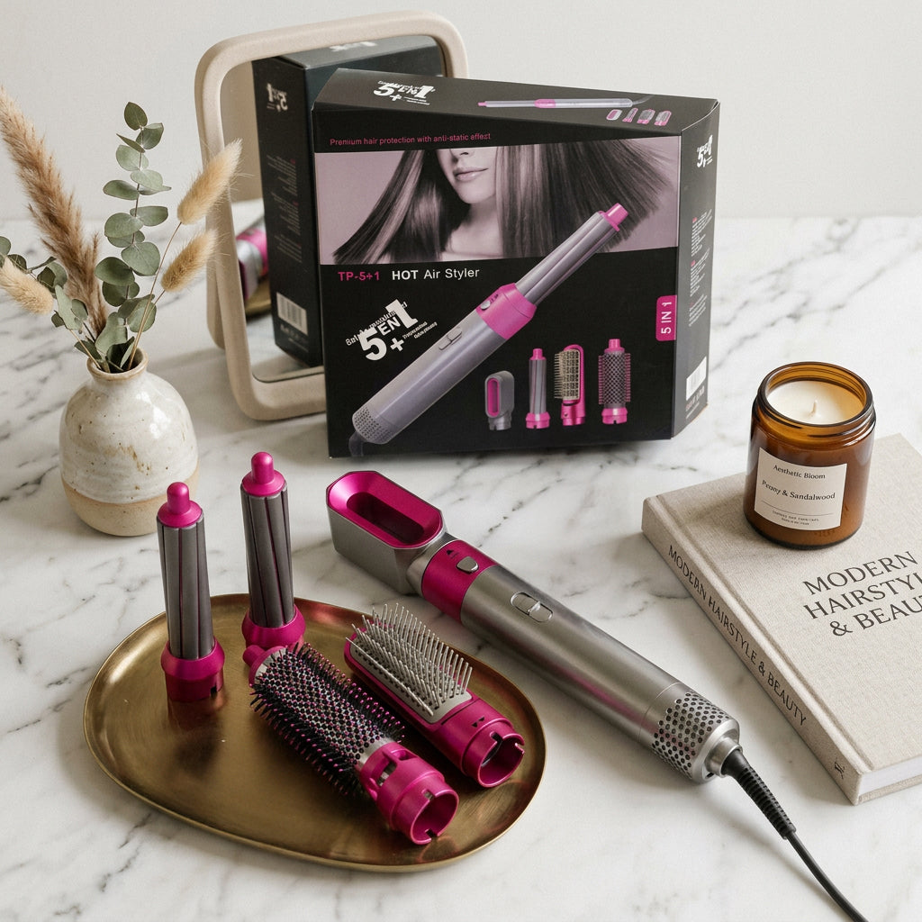 Cepillo Secador multiuso Glow Style PRO™ 5 en 1 - Envío Gratis a todo RD
