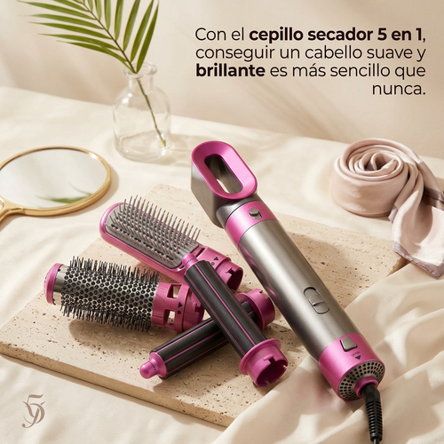 Cepillo Secador multiuso Glow Style PRO™ 5 en 1 - Envío Gratis a todo RD