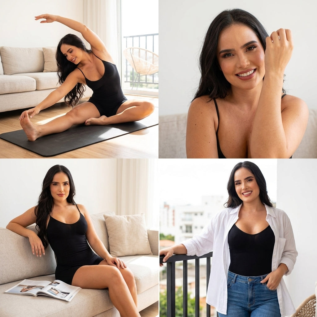 Faja Short Moldeadora Colombiana Invisible | Levanta Glúteos y Reduce Cintura | Curva Perfecta™